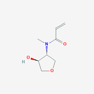 N-[(3R,4S)-4-hydroxyoxolan-3-yl]-N-methylprop-2-enamide