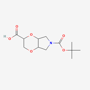 6-[(tert-butoxy)carbonyl]-hexahydro-2H-[1,4]dioxino[2,3-c]pyrrole-2-carboxylic acid