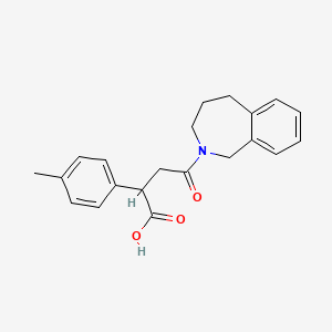 2-(4-Methylphenyl)-4-oxo-4-(1,3,4,5-tetrahydro-2-benzazepin-2-yl)butanoic acid