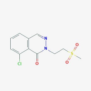 8-Chloro-2-(2-methylsulfonylethyl)phthalazin-1-one