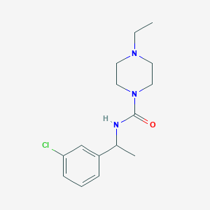 N-[1-(3-chlorophenyl)ethyl]-4-ethylpiperazine-1-carboxamide