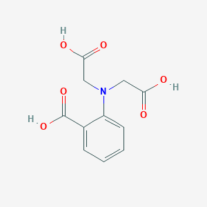 molecular formula C11H11NO6 B074460 2-[双(羧甲基)氨基]苯甲酸 CAS No. 1147-65-5