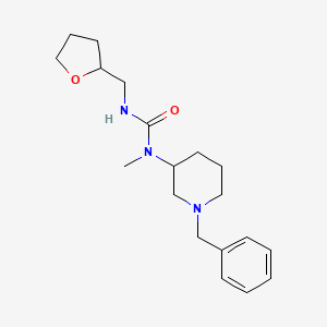 1-(1-Benzylpiperidin-3-yl)-1-methyl-3-(oxolan-2-ylmethyl)urea