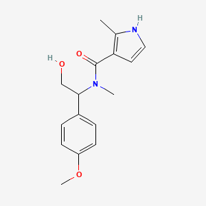 N-[2-hydroxy-1-(4-methoxyphenyl)ethyl]-N,2-dimethyl-1H-pyrrole-3-carboxamide