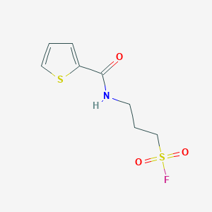 3-[(Thiophen-2-yl)formamido]propane-1-sulfonyl fluoride