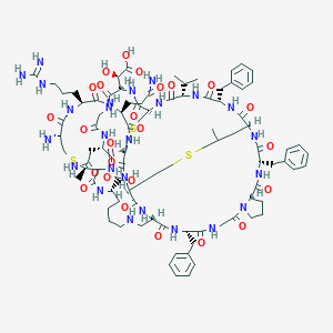 molecular formula C89H125N25O25S3 B074467 肉桂霉素 CAS No. 1405-39-6