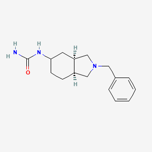 molecular formula C16H23N3O B7446771 [(3aR,7aS)-2-benzyl-1,3,3a,4,5,6,7,7a-octahydroisoindol-5-yl]urea 