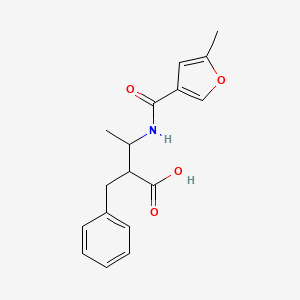 2-Benzyl-3-[(5-methylfuran-3-carbonyl)amino]butanoic acid