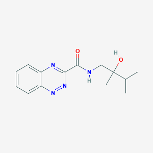 N-(2-hydroxy-2,3-dimethylbutyl)-1,2,4-benzotriazine-3-carboxamide