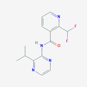 2-(difluoromethyl)-N-(3-propan-2-ylpyrazin-2-yl)pyridine-3-carboxamide