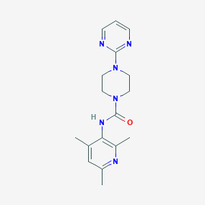 4-pyrimidin-2-yl-N-(2,4,6-trimethylpyridin-3-yl)piperazine-1-carboxamide