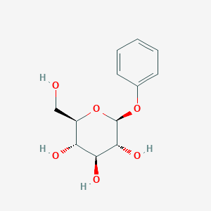 molecular formula C12H16O6 B074478 Phenyl beta-D-glucopyranoside CAS No. 1464-44-4