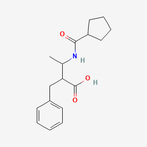 2-Benzyl-3-(cyclopentanecarbonylamino)butanoic acid