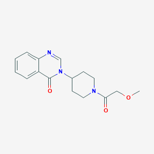 3-[1-(2-Methoxyacetyl)piperidin-4-yl]quinazolin-4-one