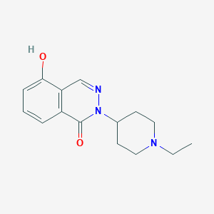 molecular formula C15H19N3O2 B7448084 2-(1-Ethylpiperidin-4-yl)-5-hydroxyphthalazin-1-one 