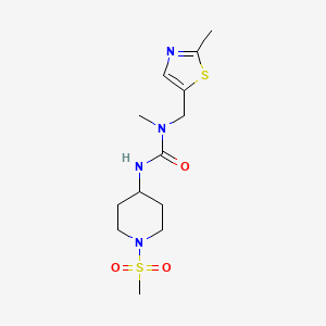 1-Methyl-3-(1-methylsulfonylpiperidin-4-yl)-1-[(2-methyl-1,3-thiazol-5-yl)methyl]urea