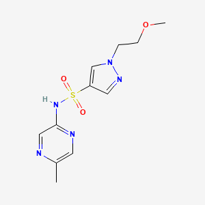 1-(2-methoxyethyl)-N-(5-methylpyrazin-2-yl)pyrazole-4-sulfonamide