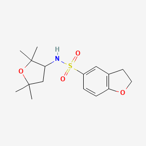 N-(2,2,5,5-tetramethyloxolan-3-yl)-2,3-dihydro-1-benzofuran-5-sulfonamide