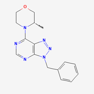 (3S)-4-(3-benzyltriazolo[4,5-d]pyrimidin-7-yl)-3-methylmorpholine