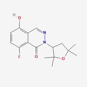 8-Fluoro-5-hydroxy-2-(2,2,5,5-tetramethyloxolan-3-yl)phthalazin-1-one