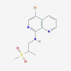 5-bromo-N-(2-methylsulfonylpropyl)-1,7-naphthyridin-8-amine