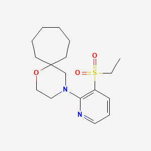 4-(3-Ethylsulfonylpyridin-2-yl)-1-oxa-4-azaspiro[5.6]dodecane