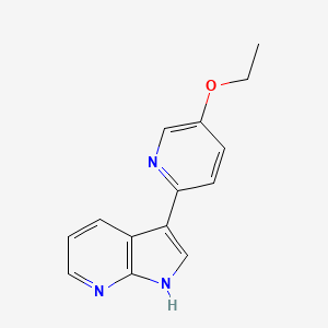 3-(5-ethoxypyridin-2-yl)-1H-pyrrolo[2,3-b]pyridine