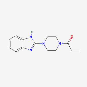 1-[4-(1H-1,3-benzodiazol-2-yl)piperazin-1-yl]prop-2-en-1-one