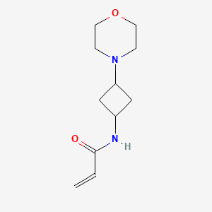 N-[3-(morpholin-4-yl)cyclobutyl]prop-2-enamide