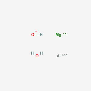 molecular formula AlH3MgO2- B074507 氢氧化铝镁，一水合物 CAS No. 1317-26-6