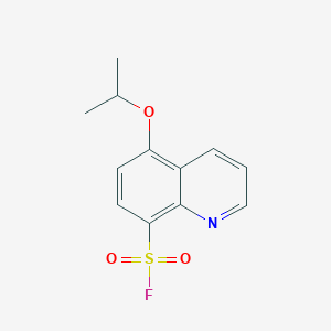 5-(Propan-2-yloxy)quinoline-8-sulfonyl fluoride