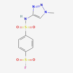 4-[(1-methyl-1H-1,2,3-triazol-4-yl)sulfamoyl]benzene-1-sulfonyl fluoride