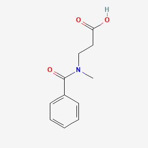 molecular formula C11H13NO3 B7451141 methyl N-benzoyl-beta-alanine 