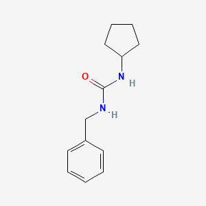 molecular formula C13H18N2O B7451272 1-Benzyl-3-cyclopentylurea 
