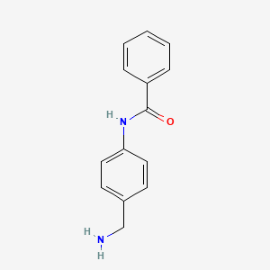 molecular formula C14H14N2O B7451375 4-Phenylcarbonylaminobenzylamine 