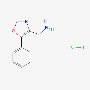 (5-Phenyl-1,3-oxazol-4-yl)methanamine hydrochloride