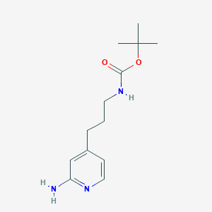 Tert-butyl (3-(2-aminopyridin-4-YL)propyl)carbamate