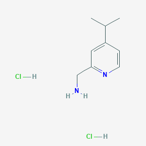 molecular formula C9H16Cl2N2 B7451636 (4-Isopropylpyridin-2-YL)methanamine 2hcl 