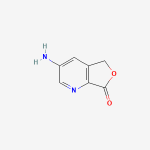 molecular formula C7H6N2O2 B7451648 3-氨基呋并[3,4-B]吡啶-7(5H)-酮 