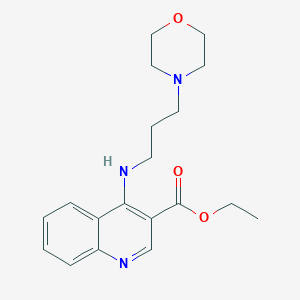 4-(3-Morpholin-4-yl-propylamino)-quinoline-3-carboxylic acid ethyl ester