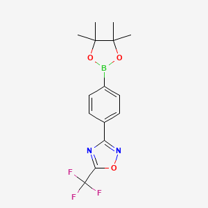 4-[5-(Trifluoromethyl)-1,2,4-oxadiazol-3-yl]phenylboronic Acid Pinacol Ester