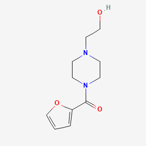 molecular formula C11H16N2O3 B7451720 1-(2-Furanylcarbonyl)-4-(2-hydroxyethyl)piperazine 