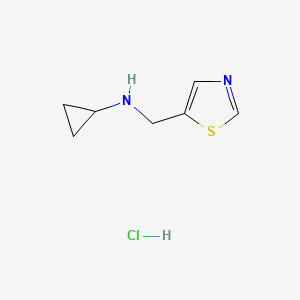 N-[(1,3-thiazol-5-yl)methyl]cyclopropanamine hydrochloride