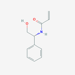 molecular formula C11H13NO2 B7451756 N-[(1R)-2-hydroxy-1-phenylethyl]prop-2-enamide 