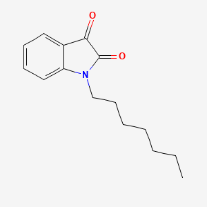 molecular formula C15H19NO2 B7451795 n-Heptylisatin 