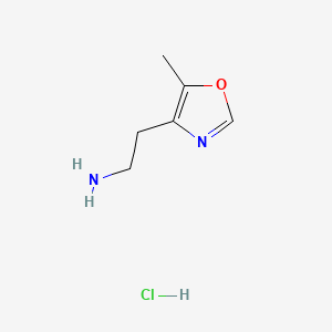 2-(5-Methyloxazol-4-YL)ethan-1-amine hcl