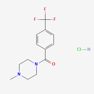 molecular formula C13H16ClF3N2O B7452068 CID 16196020 