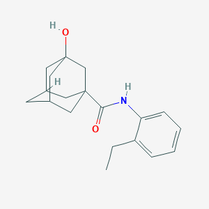 N-(2-ethylphenyl)-3-hydroxyadamantane-1-carboxamide