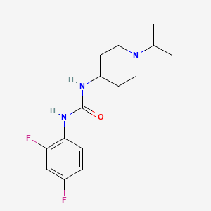 1-(2,4-Difluorophenyl)-3-(1-propan-2-ylpiperidin-4-yl)urea