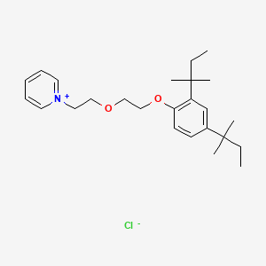 molecular formula C25H38ClNO2 B7452302 1-(2-(2-(2,4-Di-tert-pentylphenoxy)ethoxy)ethyl)pyridin-1-ium chloride 
